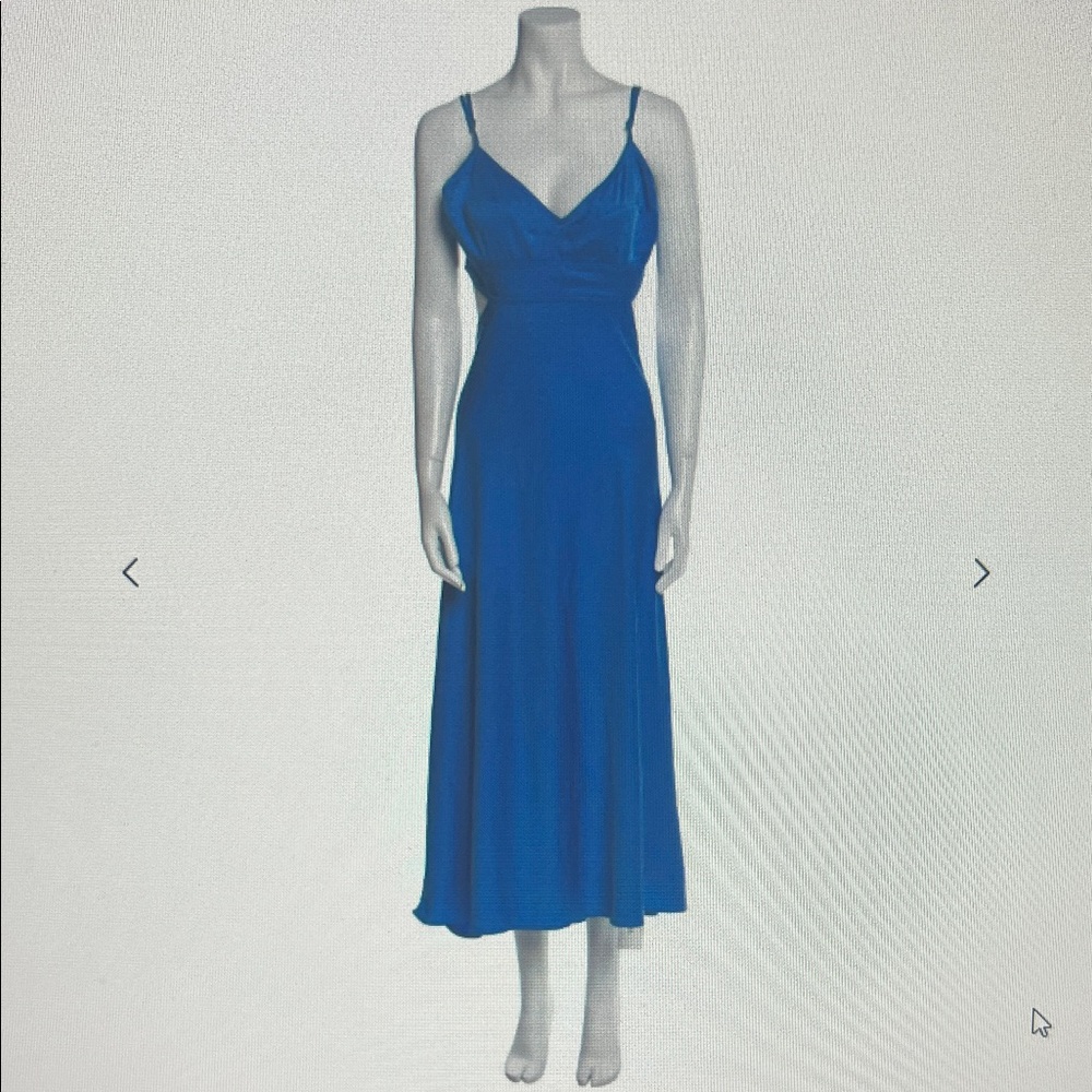 A.L.C. Vibrant Blue Midi Dress